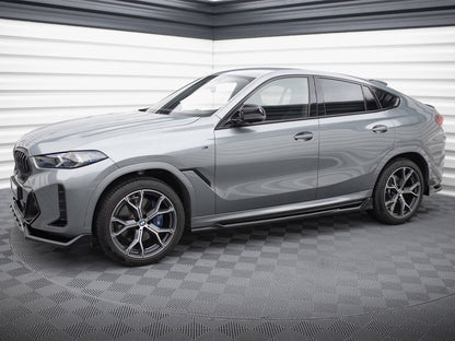 Side Skirts Diffusers V2 - BMW X6 (M-Pack G06 Facelift)
