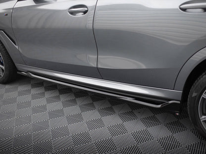 Side Skirts Diffusers V2 - BMW X6 (M-Pack G06 Facelift)