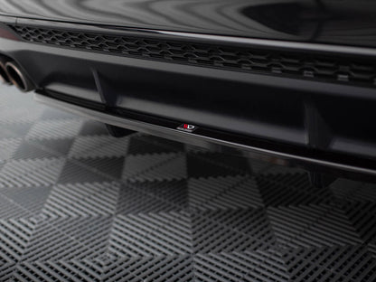 Central Rear Splitter (Vertical Bars) - Audi S4 B9 Facelift