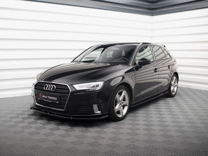 Side Skirts Diffusers - Audi A3 Sportback 8V Facelift