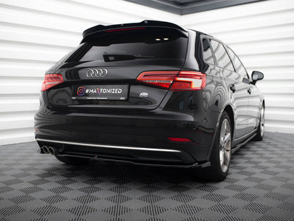 Rear Side Splitters - Audi A3 Sportback 8V Facelift