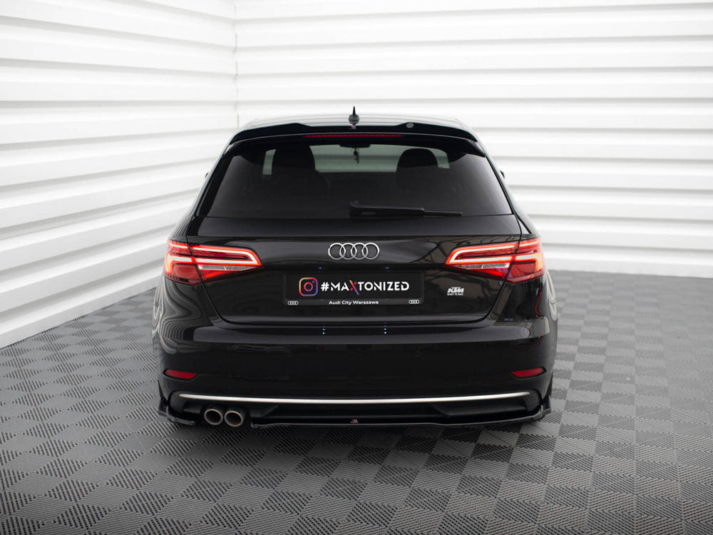 Rear Side Splitters - Audi A3 Sportback 8V Facelift