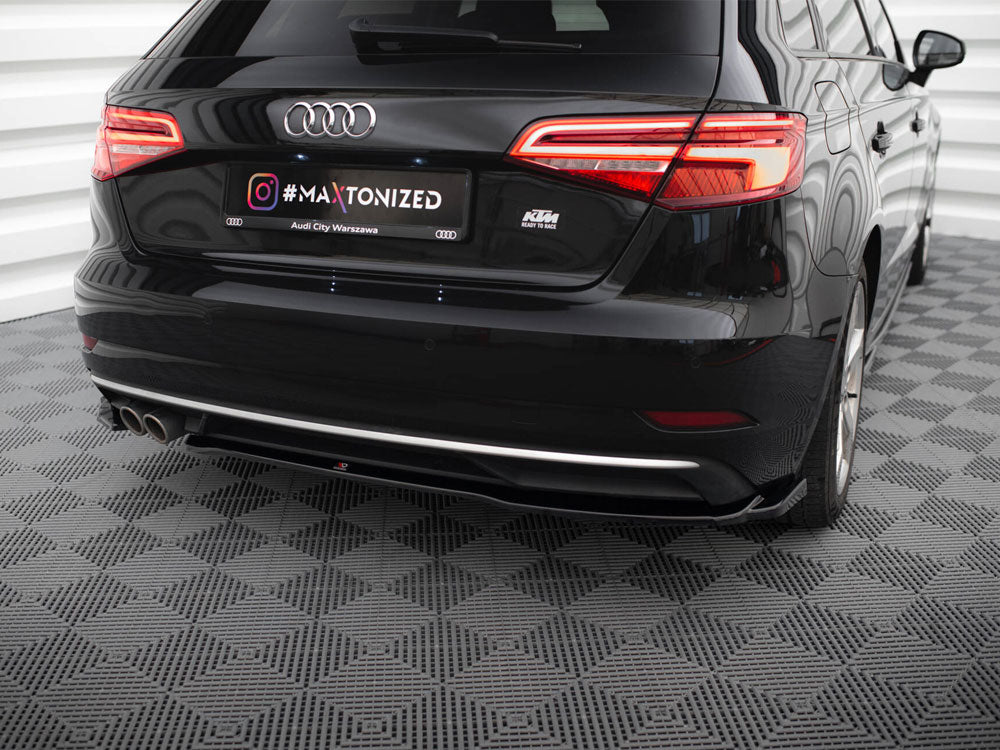 Rear Side Splitters - Audi A3 Sportback 8V Facelift