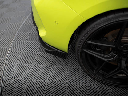 Street Pro Rear Side Splitters V1 + Flaps V1 - BMW 1 Series F40 (M-Pack / M135i)