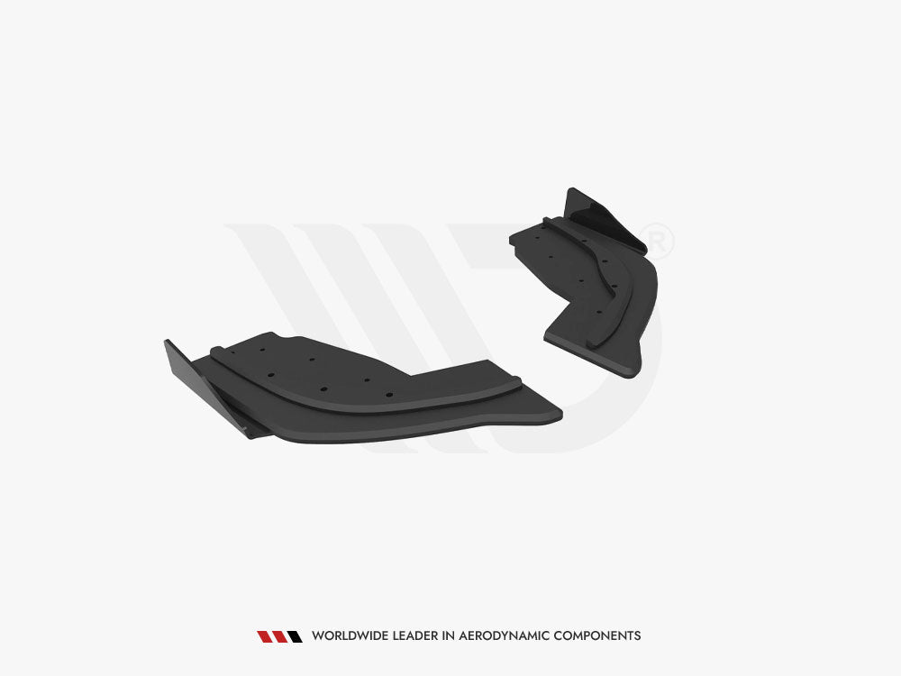 Street Pro Rear Side Splitters V1 + Flaps V1 - BMW 1 Series F40 (M-Pack / M135i)