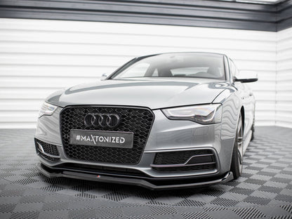 Front Splitter V.4 - Audi S5 / A5 S Line 8T Facelift