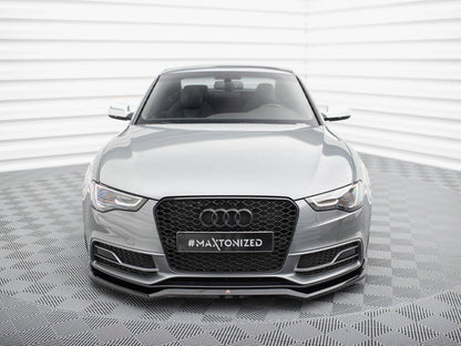 Front Splitter V.4 - Audi S5 / A5 S Line 8T Facelift
