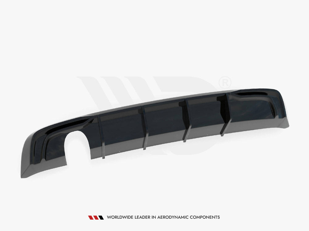 Rear Valance - Audi A3 Sportback 8V Facelift (Version with one exhaust tip on single Side)