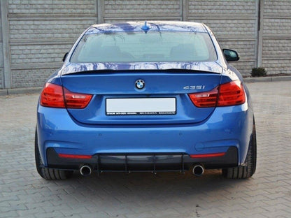 Rear Diffuser &amp; Rear Side Splitters - BMW 4 Series (Coupe / Gran Coupe / Cabrio M-Pack F32 / F36 / F33)