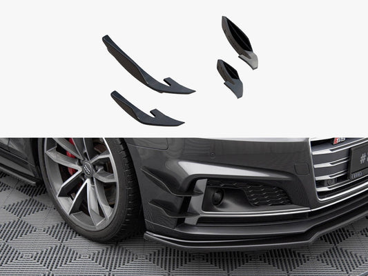 Front Bumper Wings (Canards) - Audi S5 / A5 S Line Coupe / Sportback F5