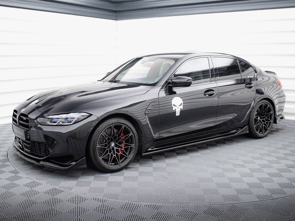 Side Skirts Diffusers V.3 CSL Look - BMW M3 (Sedan / Touring G80 / G81)