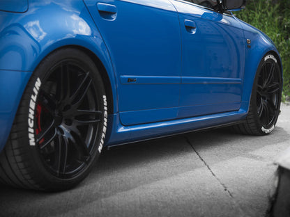 Side Skirts Splitters - Audi RS4 B7