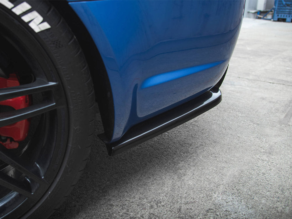 Rear Side Splitters V.2 - Audi RS4 Sedan B7 - Textured
