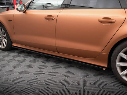 Side Skirts Diffusers V.3 - Audi A7 S Line / S7 C7