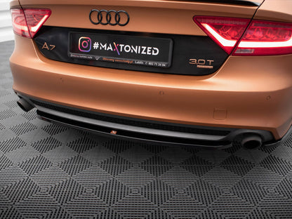 Central Rear Splitter - Audi A7 S Line C7