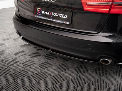 Central Rear Splitter - Audi A6 Avant C7