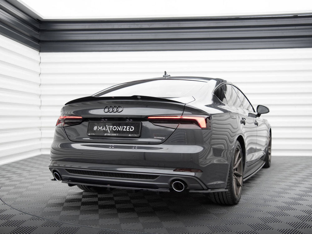 Central Rear Splitter (Vertical Bars) - Audi A5 S Line F5 Coupe / Sportback