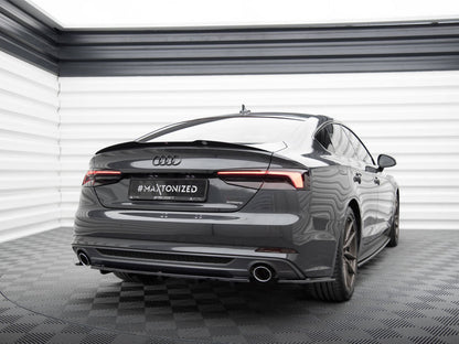 Central Rear Splitter (Vertical Bars) - Audi A5 S Line F5 Coupe / Sportback