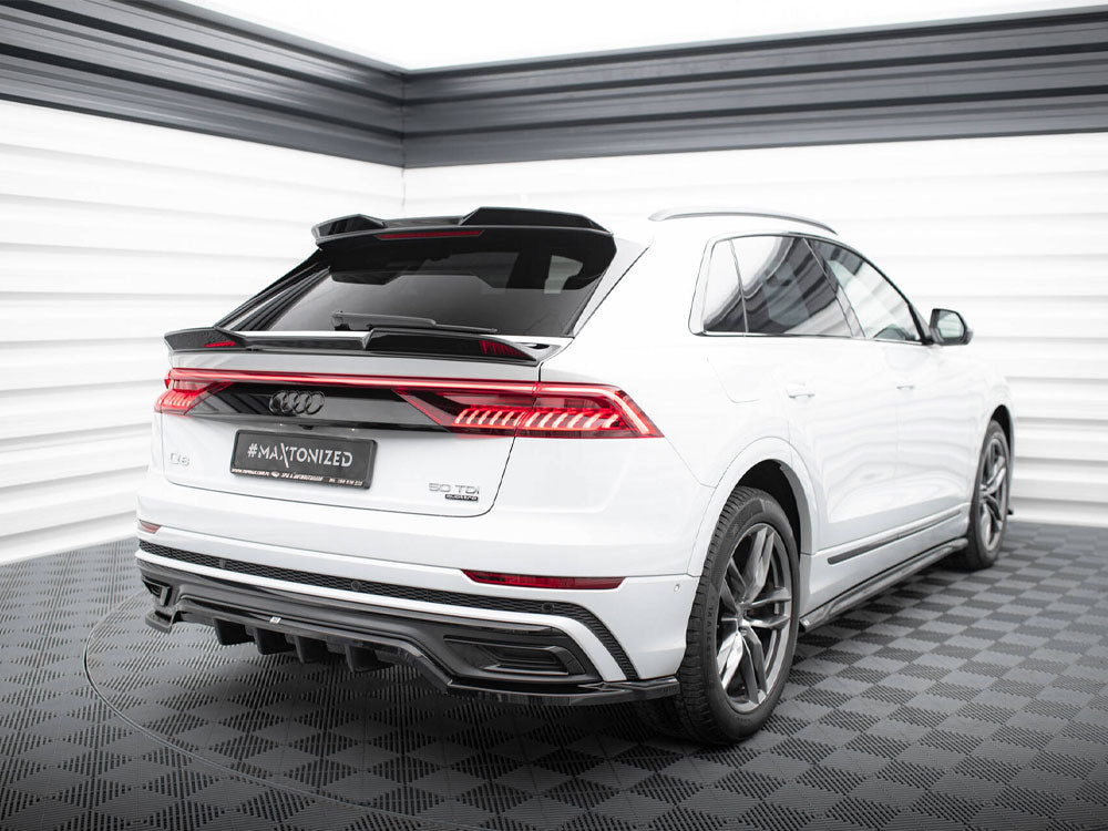 Central Rear Splitter (Vertical Bars) - Audi Q8 S Line Mk1