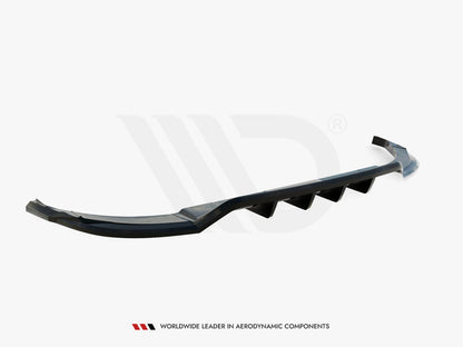Central Rear Splitter (Vertical Bars) - Audi Q8 S Line Mk1