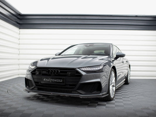 Front Splitter V.1 - Audi A7 S Line C8 / S7 C8 / C8 Facelift / S7 Facelift