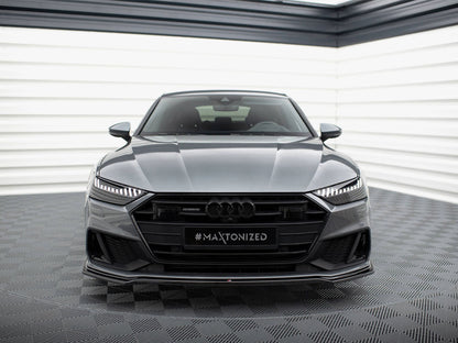 Front Splitter V.1 - Audi A7 S Line C8 / S7 C8 / C8 Facelift / S7 Facelift
