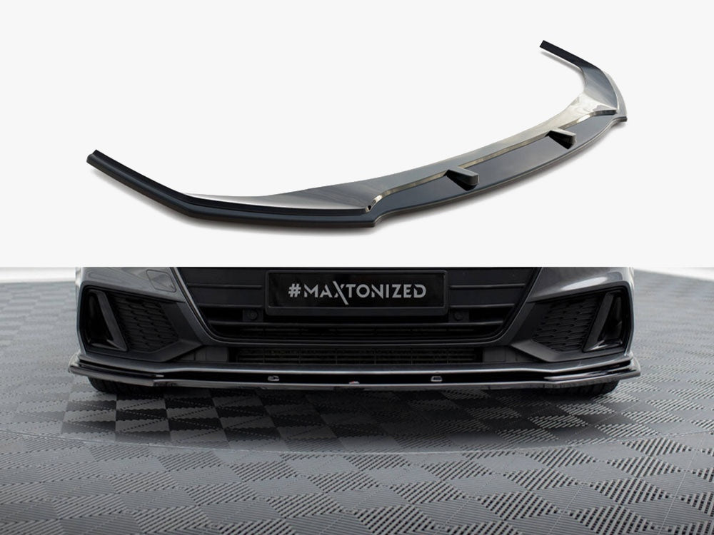 Front Splitter V.2 - Audi A7 S Line C8 / S7 C8 / C8 Facelift / S7 Facelift