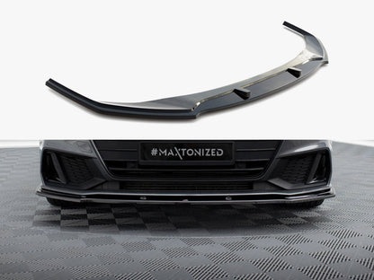 Front Splitter V.2 - Audi A7 S Line C8 / S7 C8 / C8 Facelift / S7 Facelift