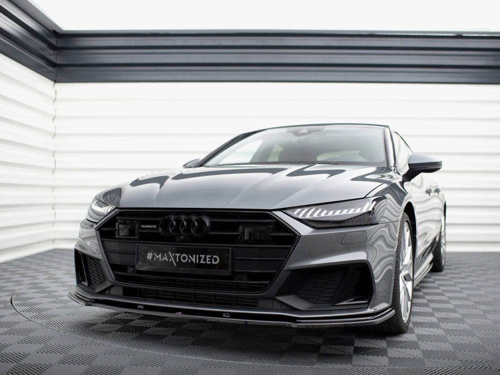 Front Splitter V.2 - Audi A7 S Line C8 / S7 C8 / C8 Facelift / S7 Facelift