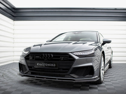 Front Splitter V.2 - Audi A7 S Line C8 / S7 C8 / C8 Facelift / S7 Facelift