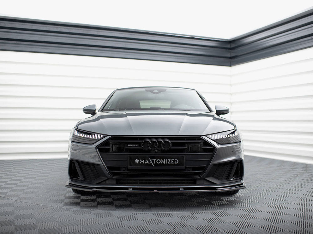 Front Splitter V.2 - Audi A7 S Line C8 / S7 C8 / C8 Facelift / S7 Facelift
