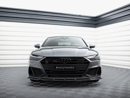 Front Splitter V.2 - Audi A7 S Line C8 / S7 C8 / C8 Facelift / S7 Facelift