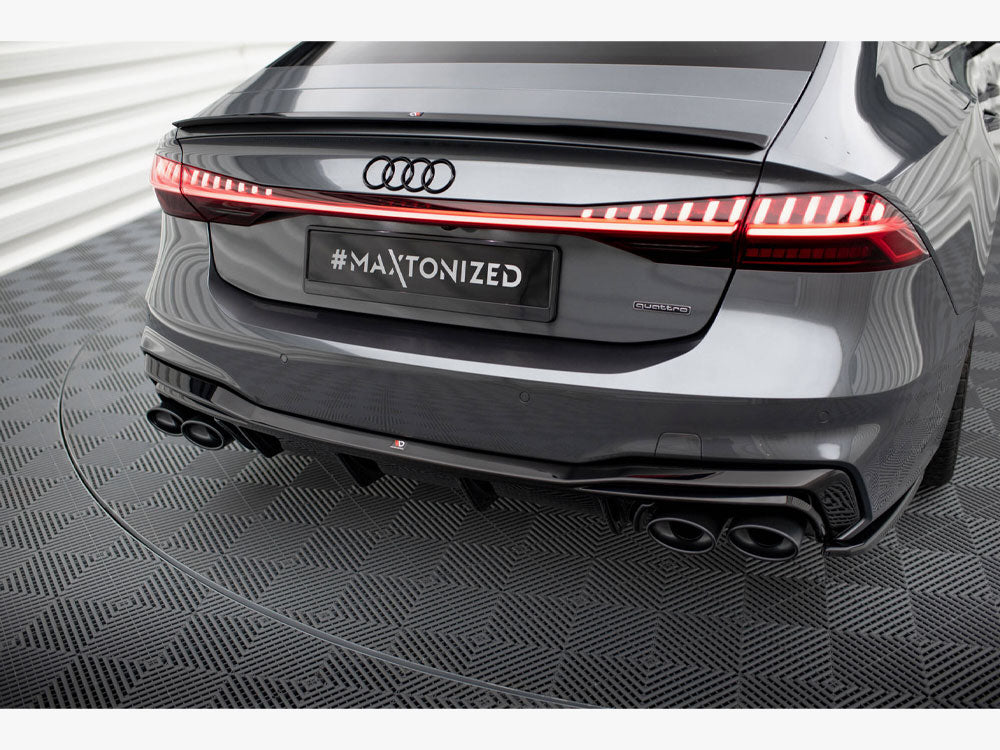 Rear Side Splitters - Audi A7 S Line C8 / S7 C8 / C8 Facelift / S7 Facelift