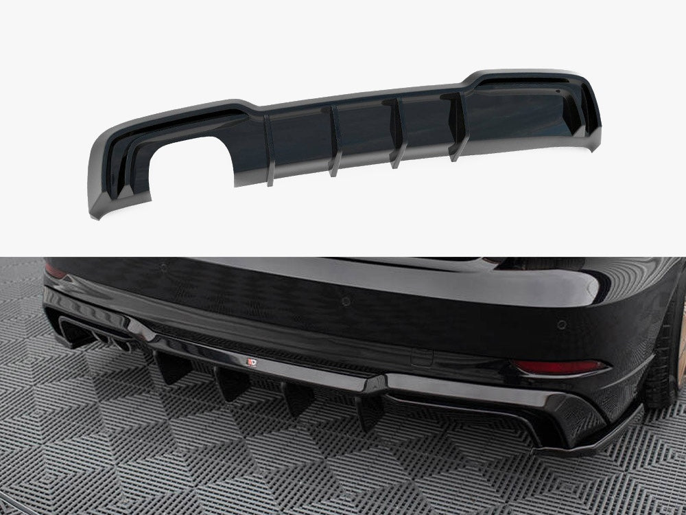 Rear Valance - Audi A3 S Line Sportback 8V Facelift (Version with dual exhausts on one Side)