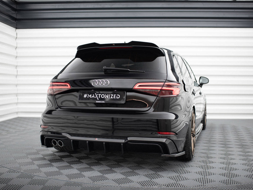 Rear Valance - Audi A3 S Line Sportback 8V Facelift (Version with dual exhausts on one Side)