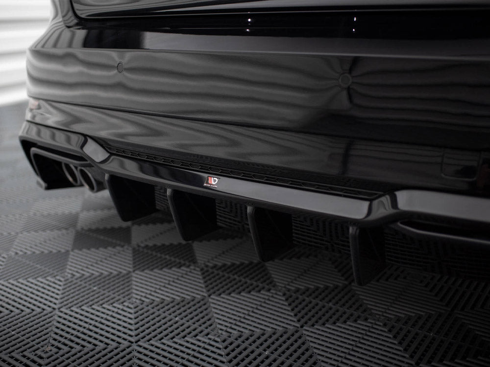 Rear Valance - Audi A3 S Line Sportback 8V Facelift (Version with dual exhausts on one Side)