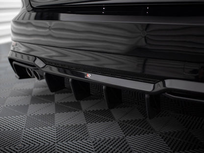 Rear Valance - Audi A3 S Line Sportback 8V Facelift (Version with dual exhausts on one Side)