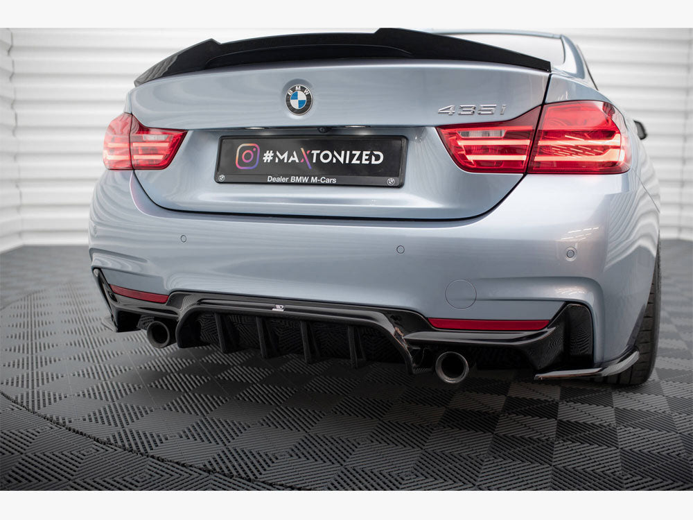 Rear Valance - BMW 4 Series (Coupe / Gran Coupe / Cabrio M-Pack F32 / F36 / F33 (Version with single exhausts on both sides)