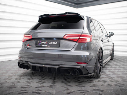 Rear Side Splitters V.2 - Audi S3 / A3 S Line Sportback 8V Facelift