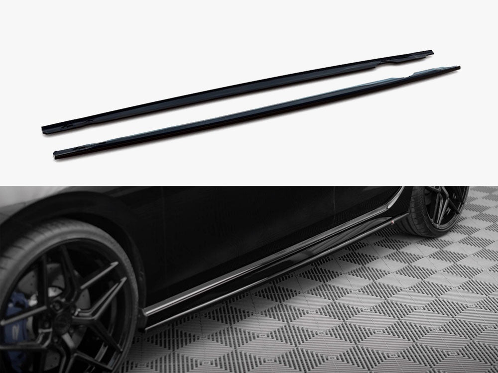 Side Skirts Diffusers V.3 - Volkswagen Golf R Mk8
