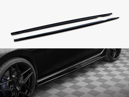 Side Skirts Diffusers V.3 - Volkswagen Golf R Mk8