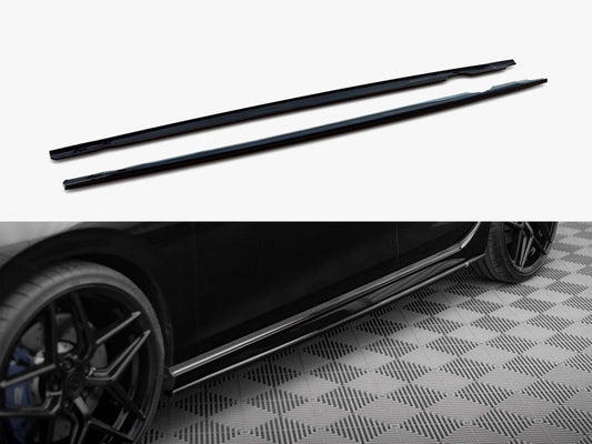 Side Skirts Diffusers V.3 - Volkswagen Golf R Mk8