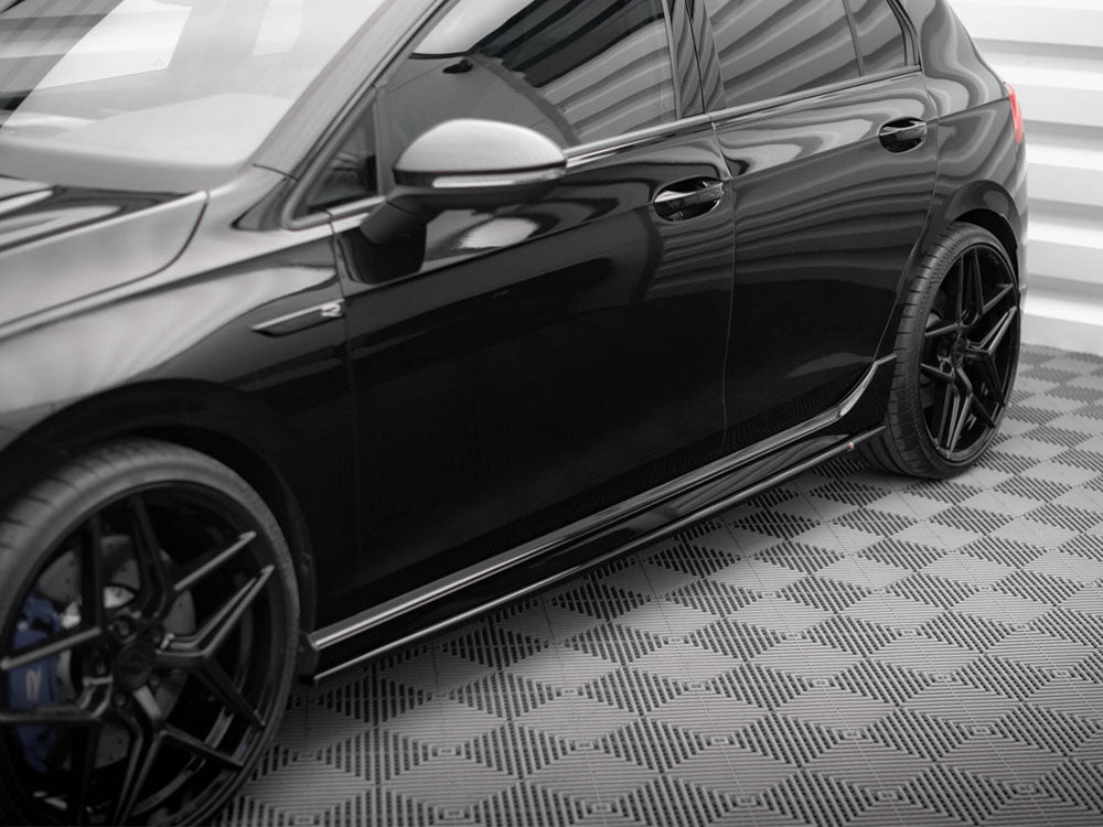 Side Skirts Diffusers V.3 - Volkswagen Golf R Mk8