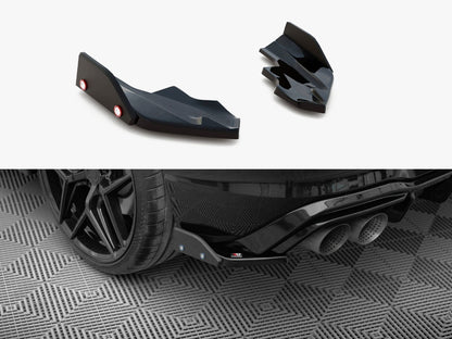 Rear Side Splitters V.6 + Flaps - Volkswagen Golf R Hatchback Mk8