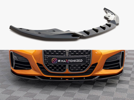 Front Splitter V.4 - BMW 4 Series (M-Pack / M440i G22 / G23 / G22 Facelift / G23 Facelift)