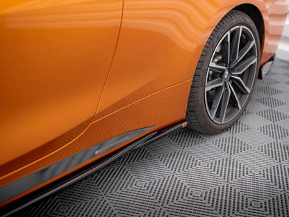 Side Skirts Diffusers V.3 - BMW 4 Series (M-Pack / M440i G22 / G23 / G22 Facelift / G23 Facelift)