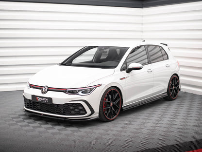 Front Splitter V.7 - Volkswagen Golf GTI / GTE / GTD / R-Line Mk8