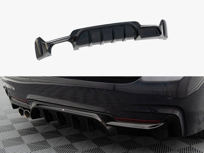 Rear Valance - BMW 4 Series (Coupe / Gran Coupe / Cabrio M-Pack F32 / F36 / F33 (Version with exhaust on one Side)