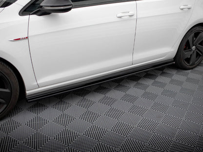Side Skirt Diffusers V.1 - Volkswagen Golf GTI / GTD Mk7 / Mk7 Facelift (wide)