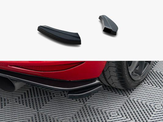 Rear Side Splitters - Volkswagen Golf Mk7 GTI Clubsport - Textured